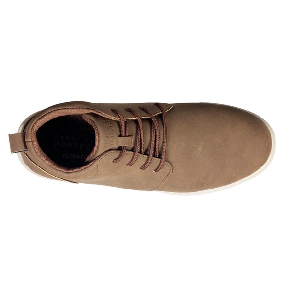 Perry Ellis Portfolio Hampton Brown Suede Chukka Boot - Picture 5 of 13